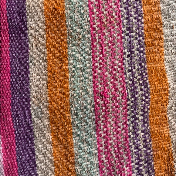 Authentic Peruvian vintage wool rug - Picture 7 of 8